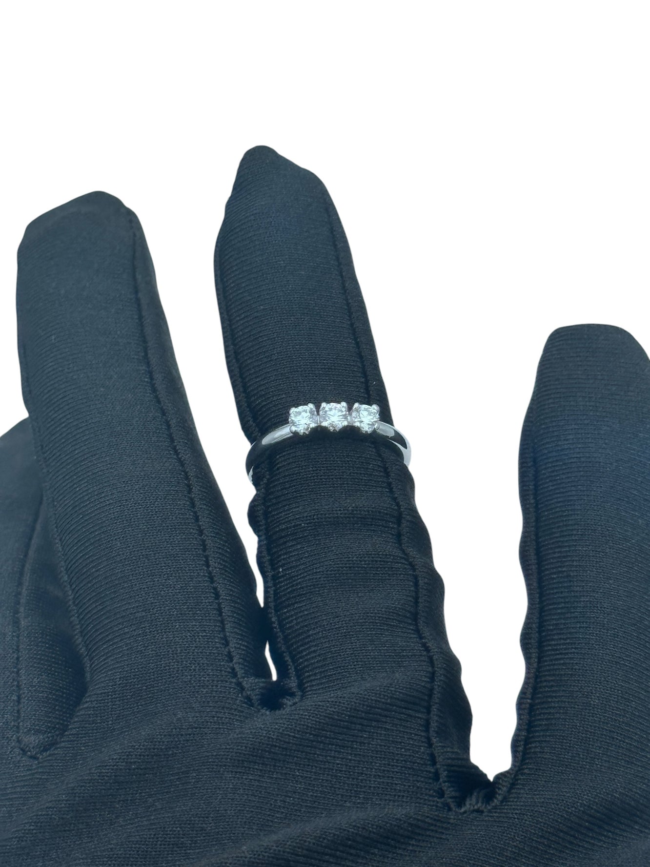 ANELLO TRILOGY GIORGIO VISCONTI IN ORO BIANCO 18kt E DIAMANTI, 044ct - AB15984B