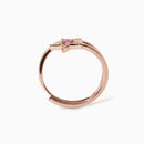 Mabina Donna - Bague étoile rose avec tourmaline synthétique - 523279