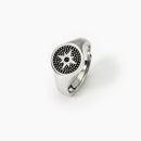 Mabina Men - JOURNEY silver chevalier ring - 523323