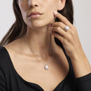 Mabina Donna - Anello in argento con zircone rosa DESIDERIO INFINITO - 523365