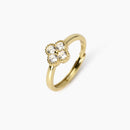 Mabina Donna - Anello in argento dorato con fiore Jasmine - 523454