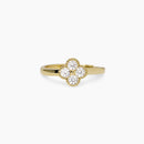 Mabina Donna - Anello in argento dorato con fiore Jasmine - 523454