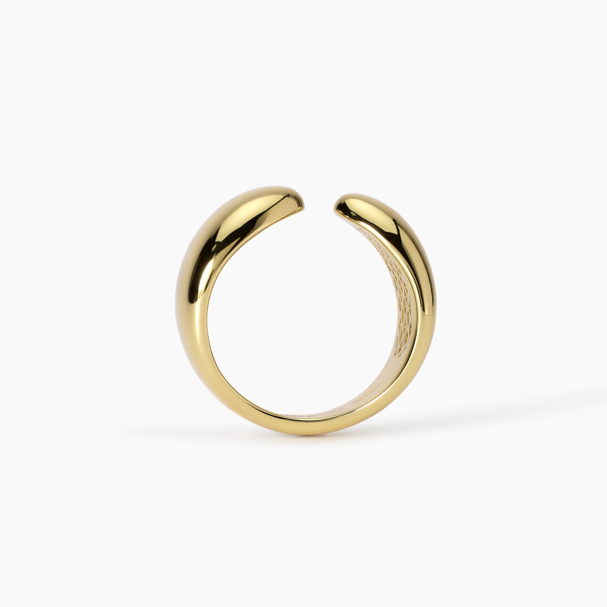 Mabina Donna - Anello aperto in argento dorato New Era - 523463