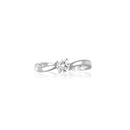 Mabina Donna - Anello Solitario in argento e diamanti lab-grown, 0.20ct - 523468