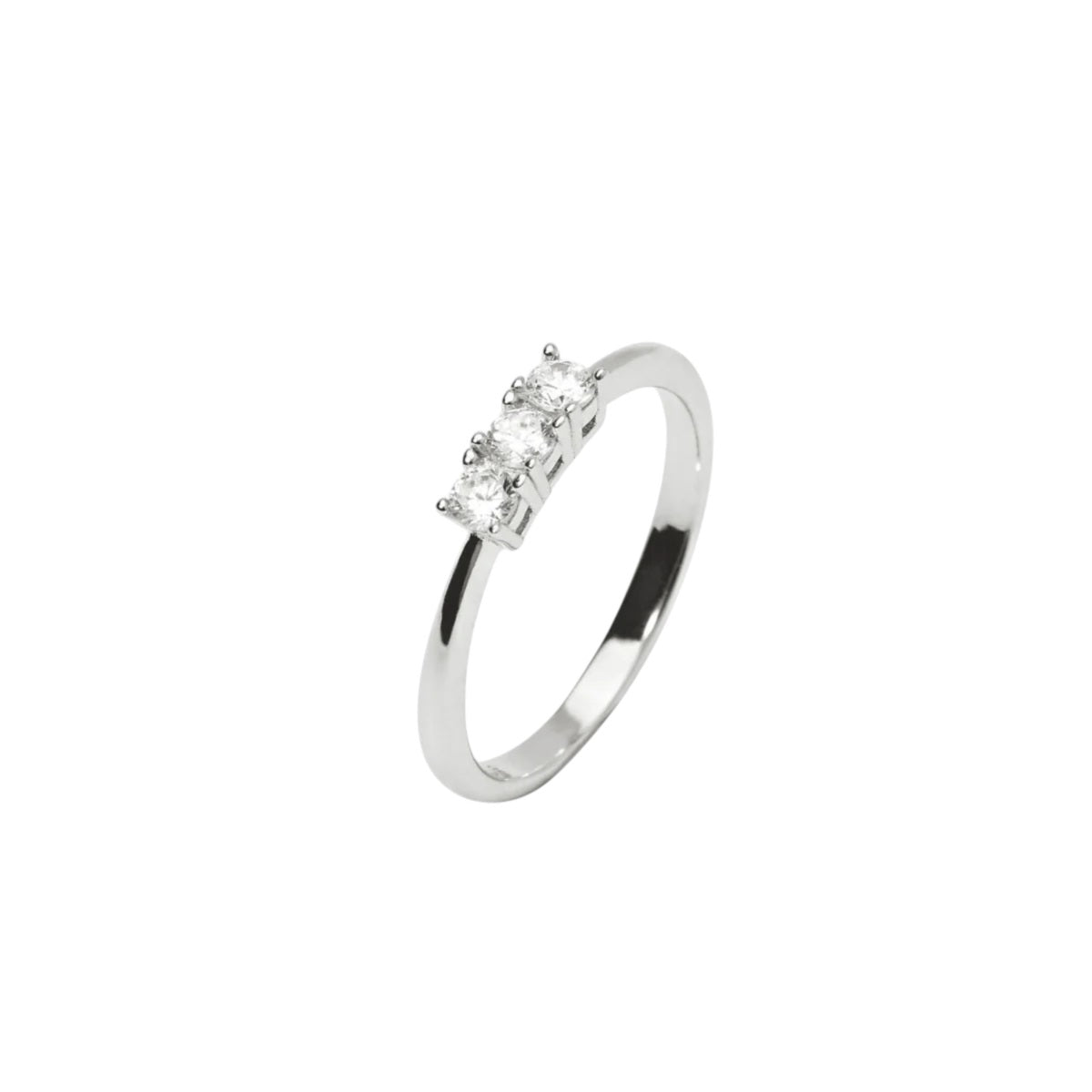 Mabina Donna - Anello Trilogy in argento e diamanti lab-grown, 0.27ct - 523473