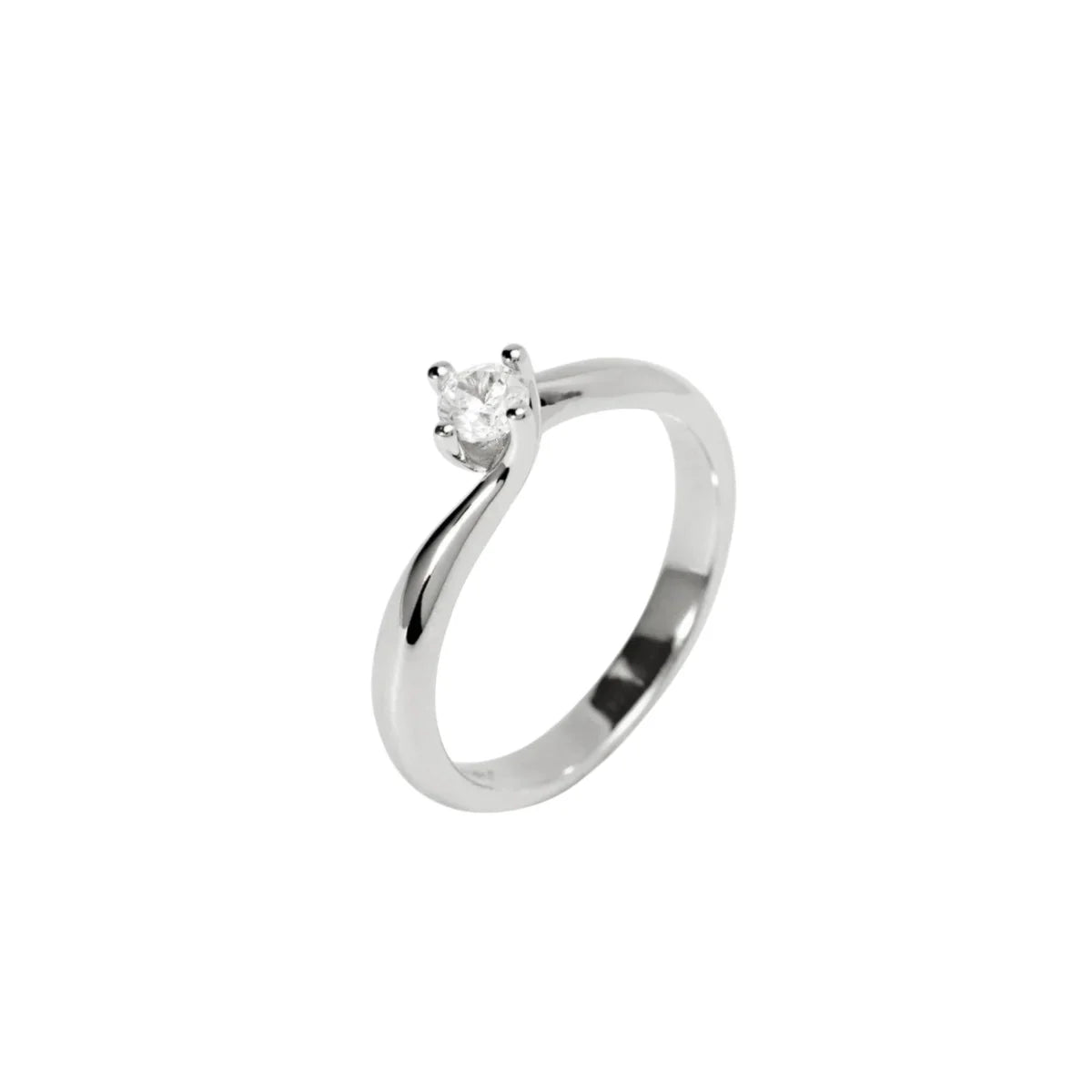 Mabina Donna - Anello Solitario in argento e diamanti lab-grown, 0.25ct - 523474