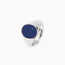 Mabina Uomo - Anello ovale in argento e lapis KINGSTONE - 523497