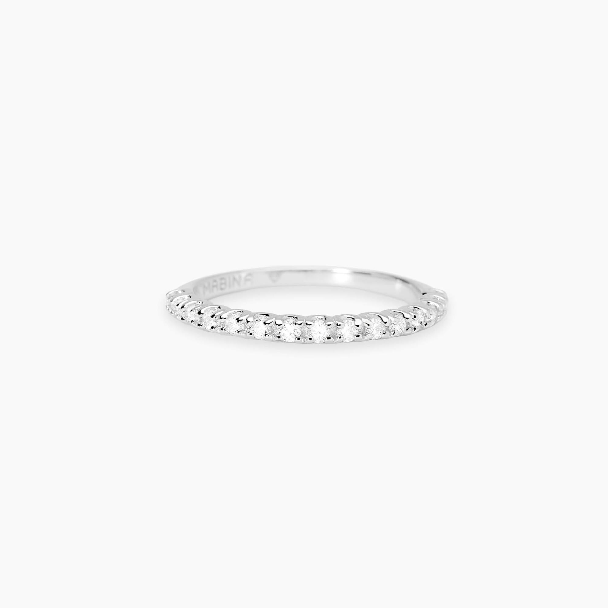 Mabina Donna - Anello mezza veretta con diamanti lab-grown 0,18 carati MY DIAMOND - 523521