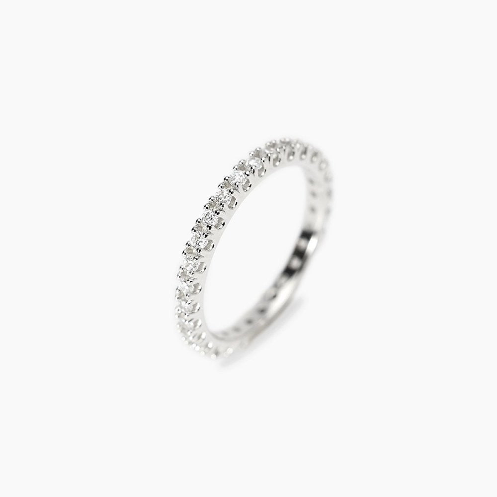 Mabina Donna - Anello Eternity In Argento 925 Con Diamanti lab grown - 523528