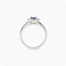 Mabina Donna - Anello In Argento 925 zaffiro con diamanti lab-grown - 523543