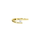 Mabina Donna - Anello In Argento 925 dorato con diamanti lab-grown - 523547