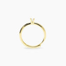 Mabina Donna - Anello solitario In Argento dorato 925 con diamanti lab-grown - 523548