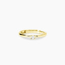 Mabina Donna - Anello solitario In Argento dorato 925 con diamanti lab-grown - 523548