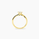 Mabina Donna - Anello solitario In Argento 925 dorato con diamanti lab-grown - 523549