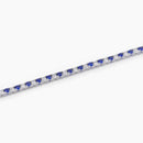 Mabina Donna - Bracciale tennis in argento con zaffiri sintetici e zirconi Tennis Club - 533456-17