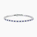 Mabina Donna - Bracciale tennis in argento con zaffiri sintetici e zirconi Tennis Club - 533456-17