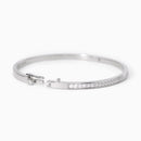 Mabina Donna - Bracciale rigido in argento con pietre LADY B - 533642-L