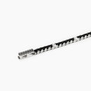 Mabina Men - Black and white tennis bracelet TENNIS CLUB - 533696-S