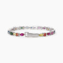 Mabina Donna - Bracciale tennis multicolor LUXURY - 533745-S