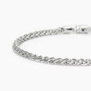 Mabina Homme - Bracelet en argent avec chaîne à pointes TOUS LES JOURS - 533801