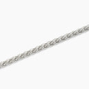 Mabina Homme - Bracelet en argent avec chaîne à pointes TOUS LES JOURS - 533801