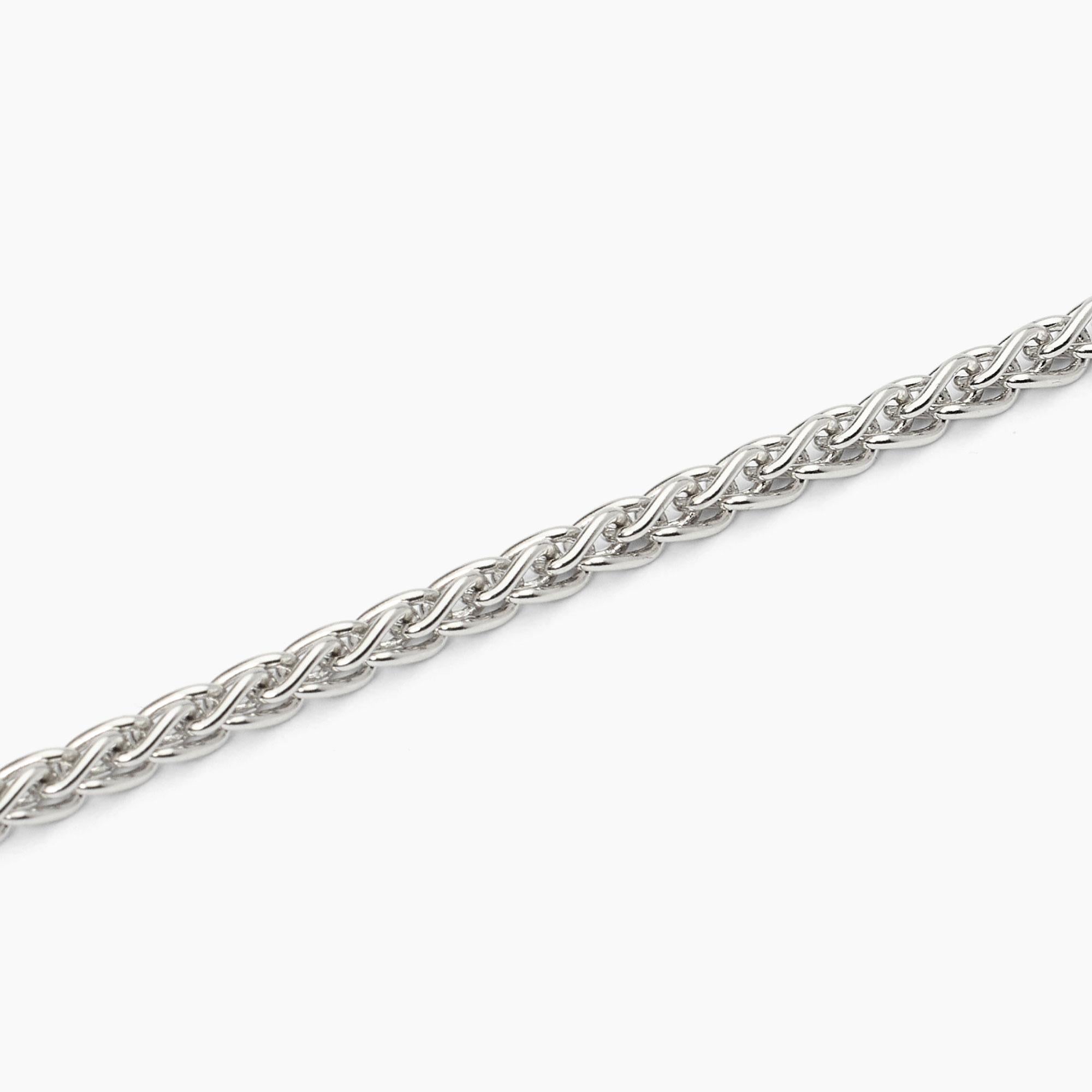Mabina Man - Silver bracelet with spike chain EVERY DAY - 533801