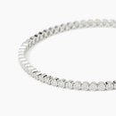 Mabina Woman - Silver tennis bracelet with white zircons PRIVILEGIO - 533827-18