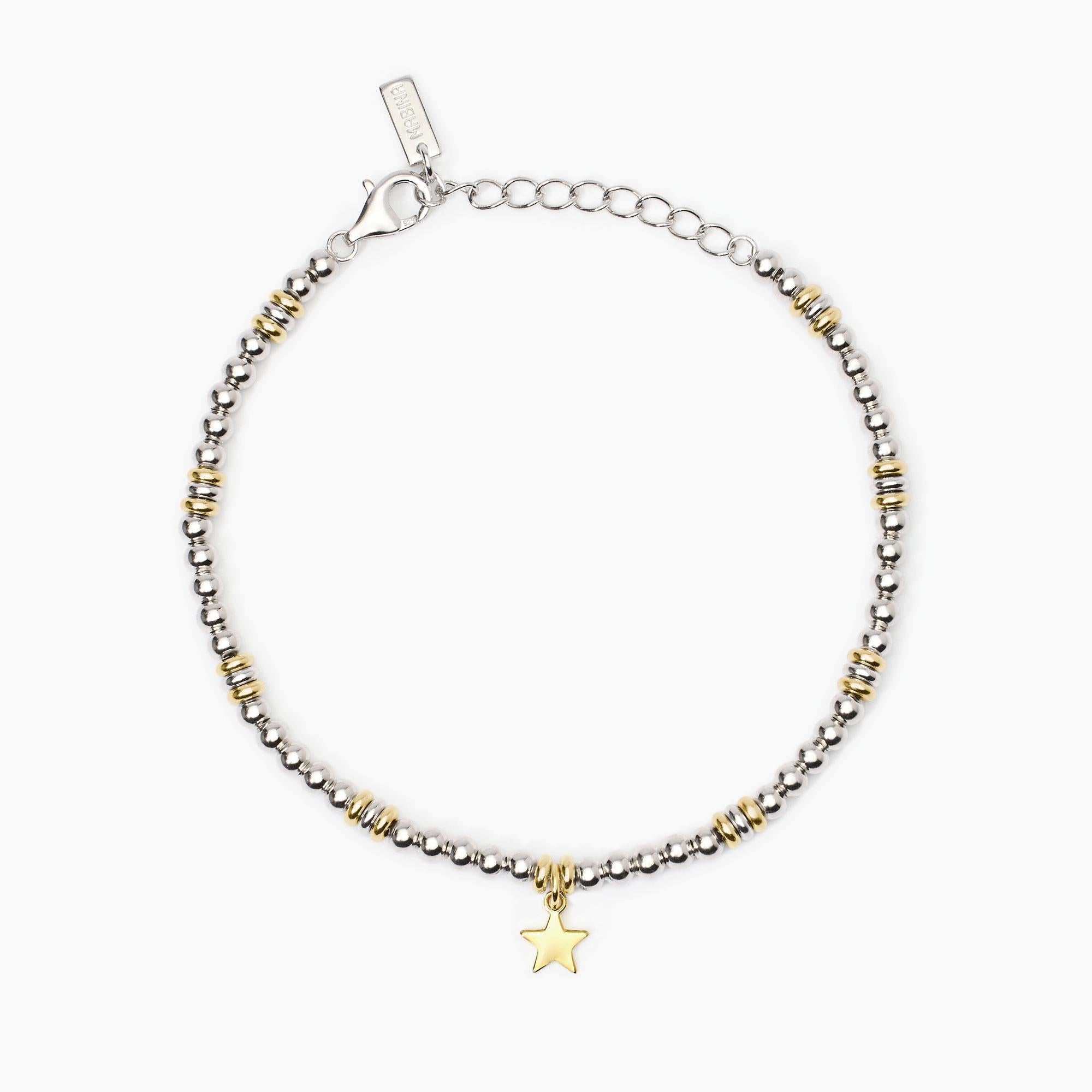 Mabina Donna - Bracciale in argento placcato oro con stella LITTLE MIX - 533840