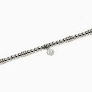 Mabina Donna - Women's silver bracelet with LITTLE MIX four-leaf clover - 533841