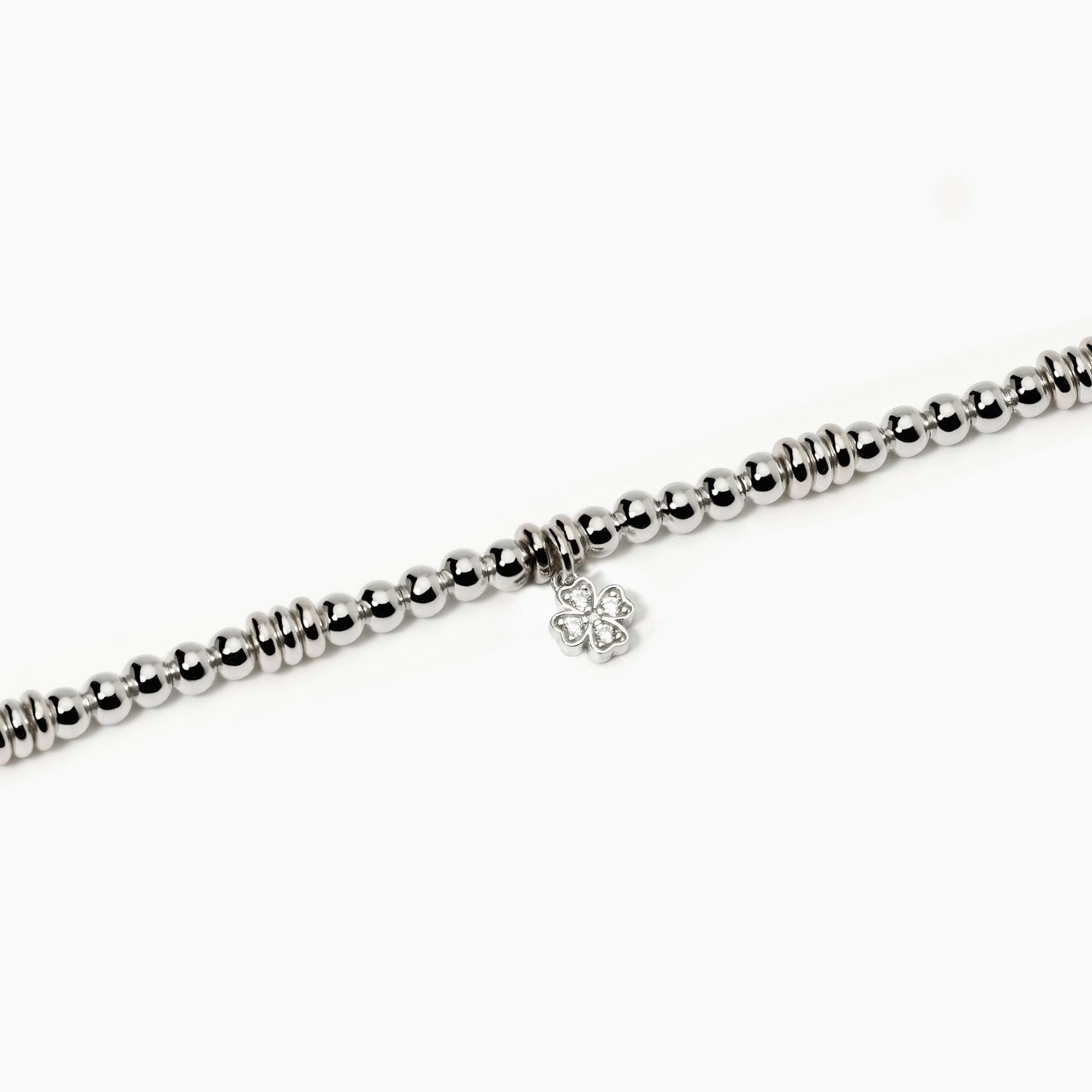 Mabina Donna - Bracciale donna in argento con quadrifoglio LITTLE MIX - 533841