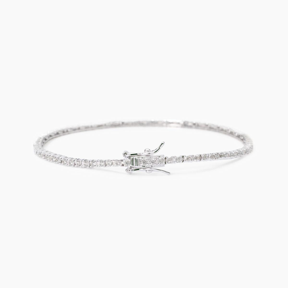 Mabina Woman - Silver tennis bracelet with zircons TENNIS CLUB - 533879-16