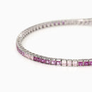 Mabina Woman - Tennis bracelet with synthetic tourmalines TENNIS CLUB - 533880