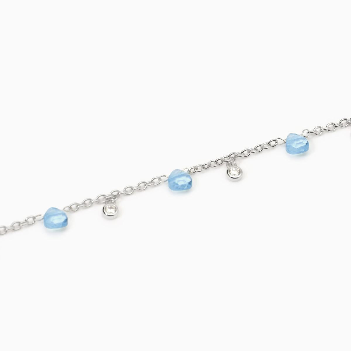 Mabina Woman - Bracelet with blue glass elements BEAUTY CODE - 533893