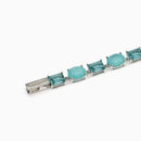 Mabina Woman - Bracelet with light blue fusion stone glass SANTORINI - 533898