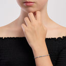 Mabina Junior - Bracciale con corindone sintetico e zirconi Mini Tennis - 533936