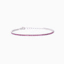 Mabina Donna - Bracciale tennis con tormalina sintetica Mini Tennis - 533961