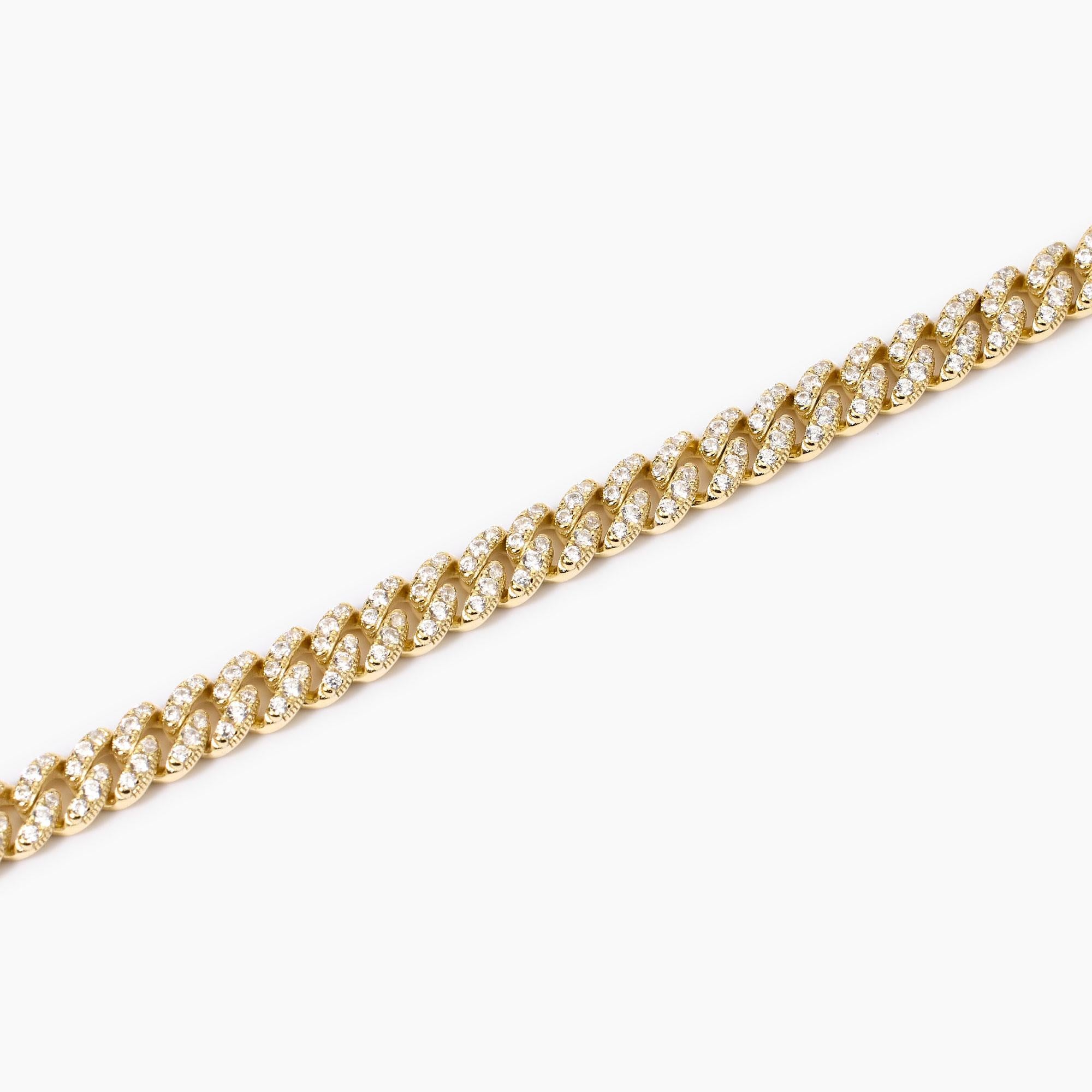 Mabina Donna - Bracciale placcato oro con catena groumette Privilegio - 533963-17