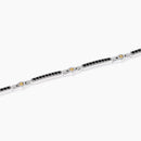 Mabina Uomo - Bracciale regolabile con piastre e zirconi Tools - 533994