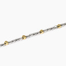 Mabina Uomo - Bracciale regolabile con elementi placcati oro California - 534003