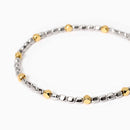 Mabina Uomo - Bracciale regolabile con elementi placcati oro California - 534003