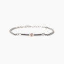 Mabina Uomo - Bracciale con placca centrale rosa dei venti Cruise - 534010