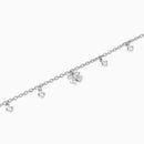 Mabina Donna - Bracciale con ciondoli in zircone e quadrifoglio Cercami - 534054