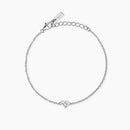 Mabina Donna - Bracciale cuore in argento e diamanti lab-grown, 0.08ct - 534072