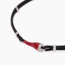 Mabina Uomo - Bracciale con cornetto rosso smaltato e cordino nero IL QUATTRINO - 534119