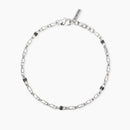 Mabina Uomo - Bracciale regolabile con elementi esagonali e zirconi neri WAY OUT - 534120