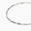 Mabina Uomo - Bracciale regolabile con cilindri lucidi e incisioni nere ROLLER - 534121