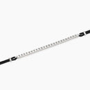 Mabina Uomo - Bracciale con cordino e tennis di zirconi bianchi MIDNIGHT - 534122