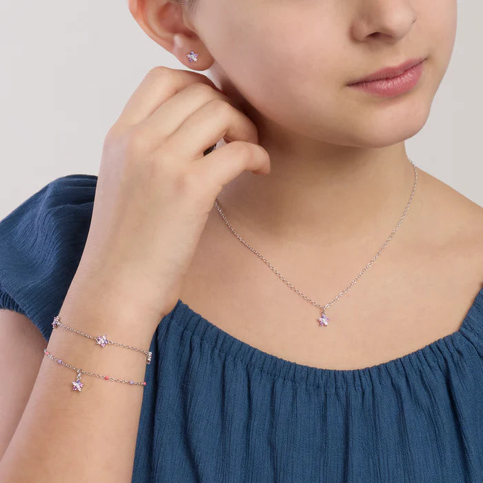 Mabina Junior - Bracciale multicolor bambina con fiore - FUN FLOWER - 534128
