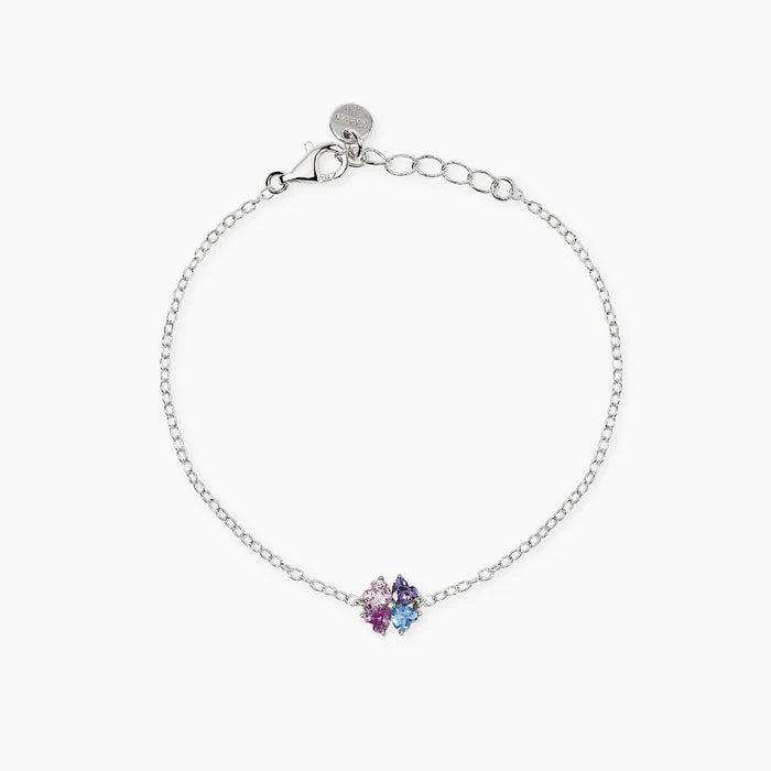 Mabina Junior - Bracciale bambina con quadrifoglio multicolor - QUATTRO DESIDERI - 534129