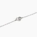 Mabina Donna - Bracciale in argento con catena forzatina e cuore VOILÀ - 534168